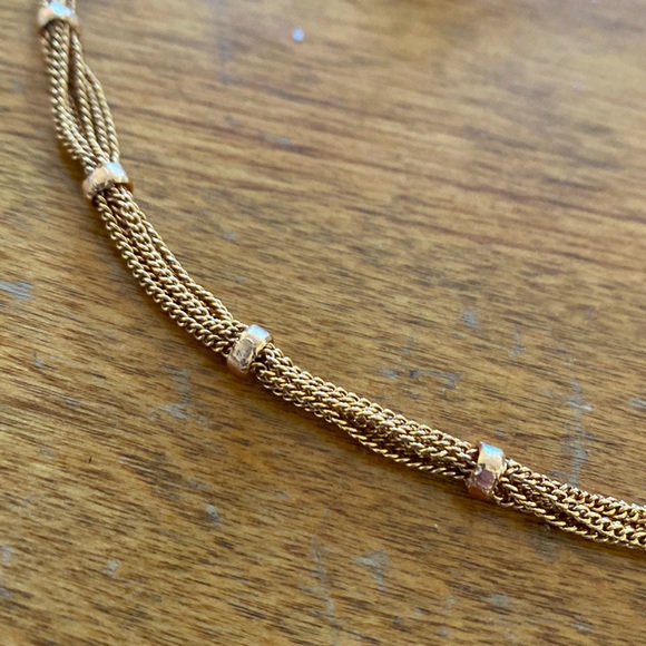 Gold Chain Choker Necklace - Picture 2 of 3